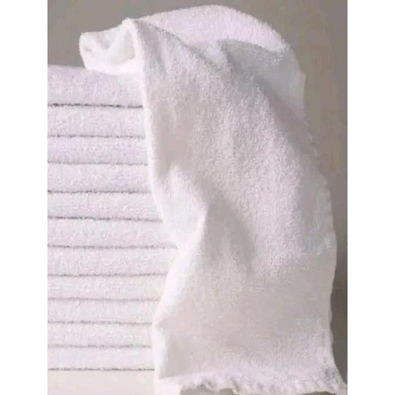 Imagem de Kit 3 toalhas para salão de beleza, barbearia tecido algodão macia básica