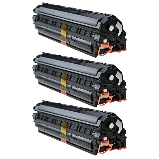 Imagem de Kit 3 Toner CE285A CE285 285 - P1102 M1212 M1132 1132 1102W P1102W c285x3