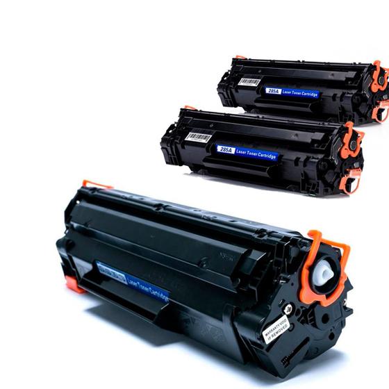 Imagem de KIT 3 Toner Compatível CE285A CB435A CB436A UNIVERSAL 85A  P1005 P1505 M1120 M1212 M1130 P1102w 1102w 1102