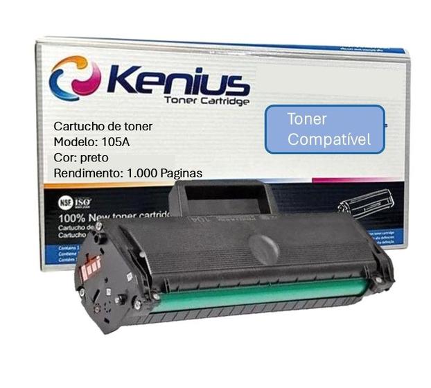 Kit 3 toner compatível para w1105a 105a 107w 135a com chip Menor preço em Kit 3 toner compatível para w1105a 105a 107w 135a com chip