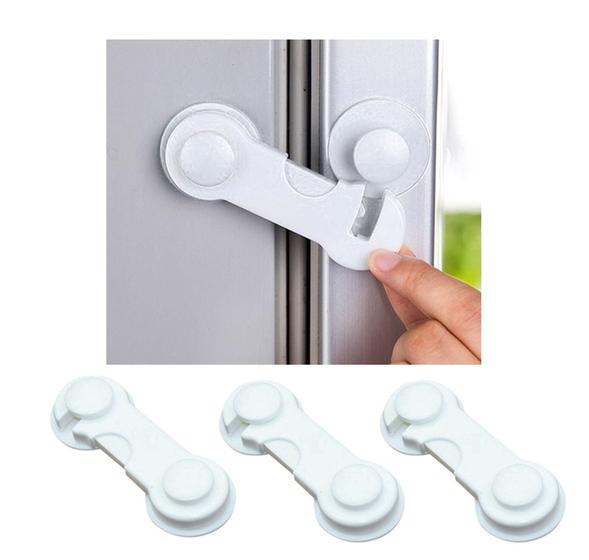 Kit 3 Travas Portas Armários Geladeira microondas - proteção segurança Crianças - branca - SOS Baby Menor preço em Kit 3 Travas Portas Armários Geladeira microondas - proteção segurança Crianças - branca - SOS Baby