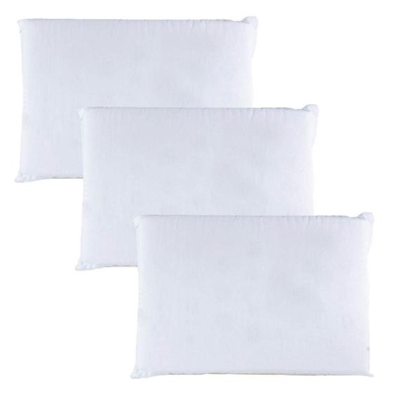Imagem de Kit 3 Travesseiro com Furos Antisufocante Azul 100 algodão Cuidado para o seu Bebê Enxoval Minasrey
