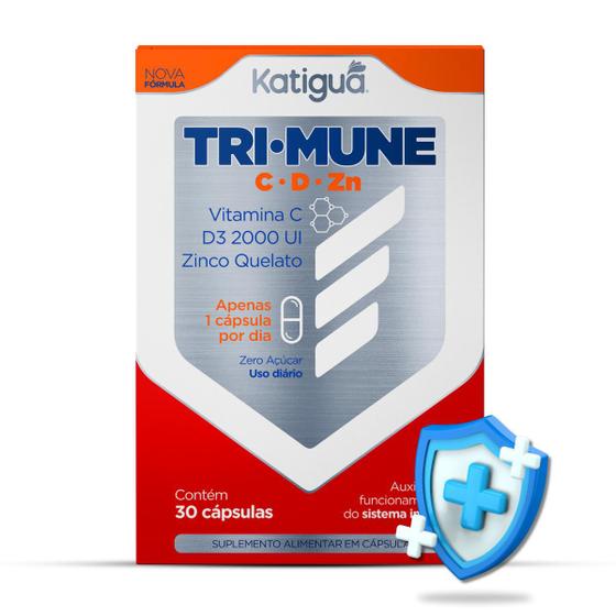 Imagem de Kit 3 Trimune 30 CAPS 500MG