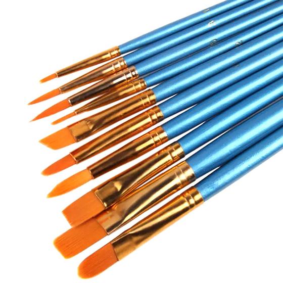 Imagem de Kit 3 Trincha Angular Royal & Langnickel White Taklon