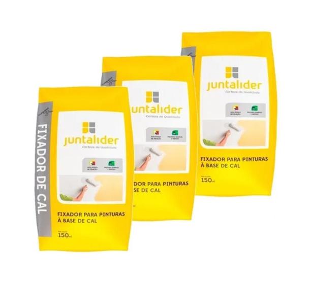 Kit 3 Un Fixador De Cal 150Ml Juntalider Imagem de Kit 3 Un Fixador De Cal 150Ml Juntalider
