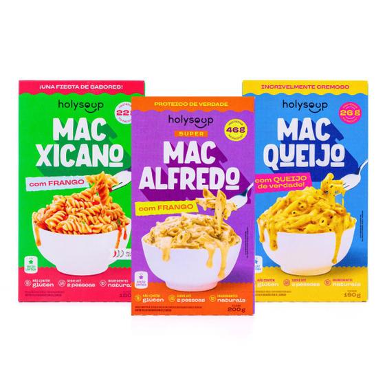 Imagem de Kit 3 Un Macarrão Sem Glúten Proteico Holy Soup
