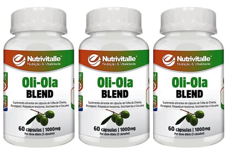 Imagem de Kit 3 Un - Oli Ola Blend 1000Mg 60 Capsulas Nutrivitalle