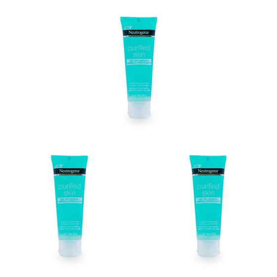 Imagem de Kit 3 Und Gel De Limpeza Neutrogena Purified Skin 80g