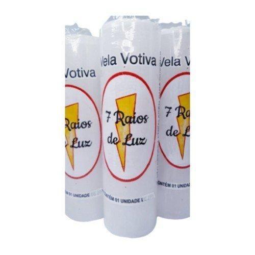 Imagem de Kit 3 Und Velas Votivas Brancas 7 Dias - 210 Gr Cada