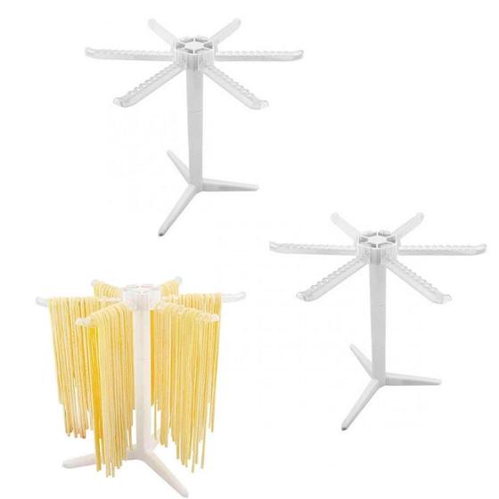 Kit 3 Unid. Varal para Secar Massas Frescas com 6 Hastes em Plastico Clink Menor preço em Kit 3 Unid. Varal para Secar Massas Frescas com 6 Hastes em Plastico Clink