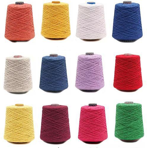 Imagem de Kit 3 Unidades Barbante Colorido Número 6 Para Croche 3kg