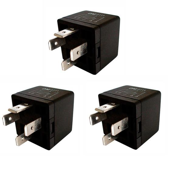 Kit 3 unidades - relé auxiliar - 12v - 40a - dni 0111 Menor preço em Kit 3 unidades - relé auxiliar - 12v - 40a - dni 0111