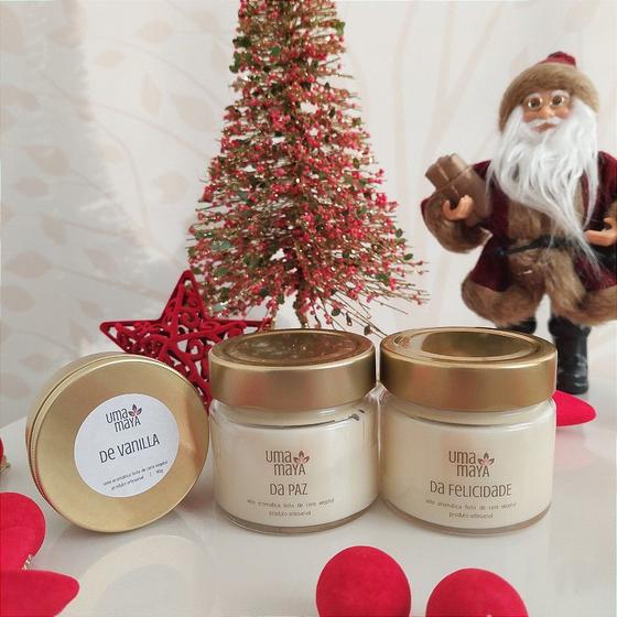 Imagem de Kit 3 Velas Aromáticas de CHÁ BRANCO - Uma Maya