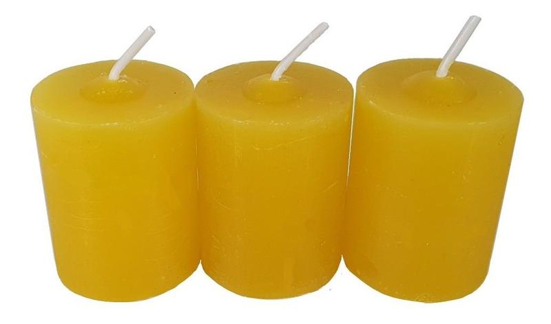 Imagem de Kit 3 Velas Aromáticas Perfumadas Com Aroma De Citronela