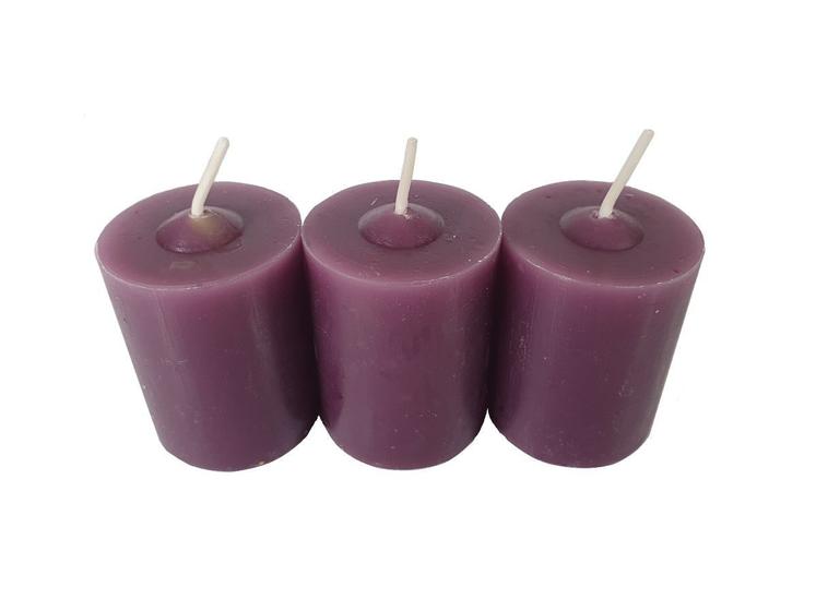 Imagem de Kit 3 Velas Aromáticas Perfumadas Com Aroma De Uva