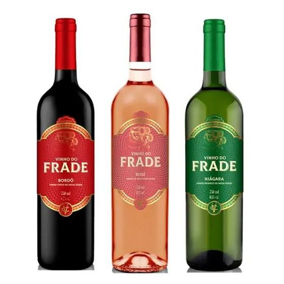 Imagem de Kit 3 Vinho do Frade 750 ml