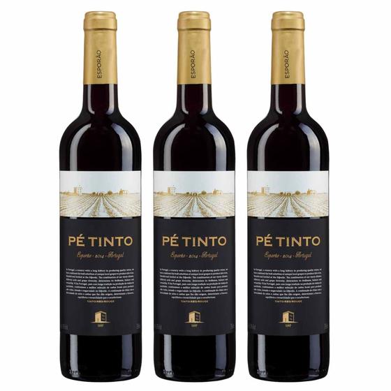 Imagem de Kit 3 Vinhos Pé Tinto Esporão 750Ml - Português.