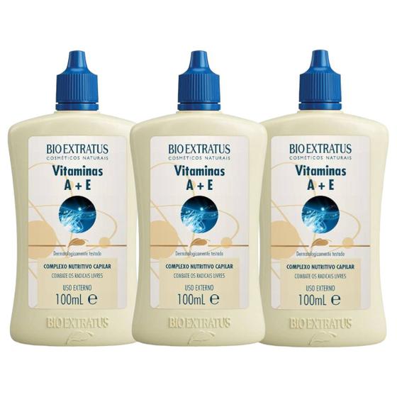 Imagem de Kit 3 vitamina a + e 100ml bio extratus