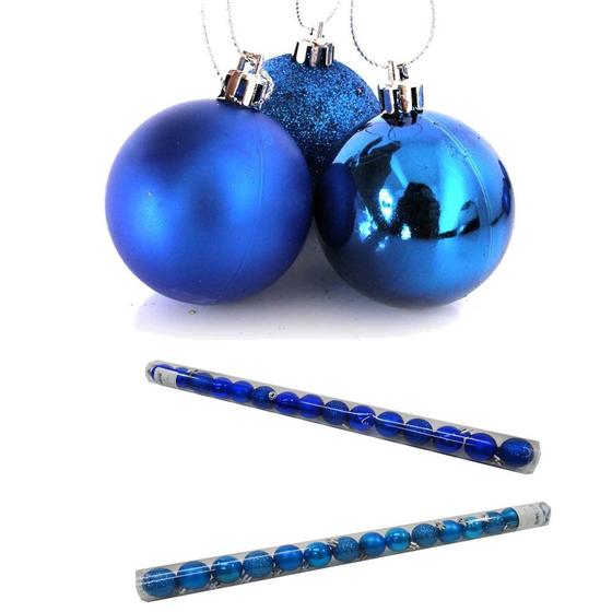 Kit 30 Bolas De Natal Azul Claro Escuro 3cm Decoração Árvore Enfeite Decoração - Rio Master - Bola de Natal - Magazine Luiza Kit 30 Bolas De Natal Azul Claro Escuro 3cm Decoração Árvore Enfeite Decoração - Rio Master - Bola de Natal - Magazine Luiza