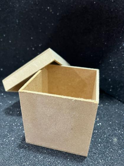 Imagem de kit 30 Caixa Sapato MDF Cru 8x8x8 