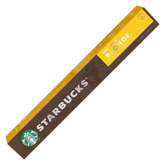 Kit 30 Cápsulas Nespresso Starbucks Blonde Espresso Roast Menor preço em Kit 30 Cápsulas Nespresso Starbucks Blonde Espresso Roast