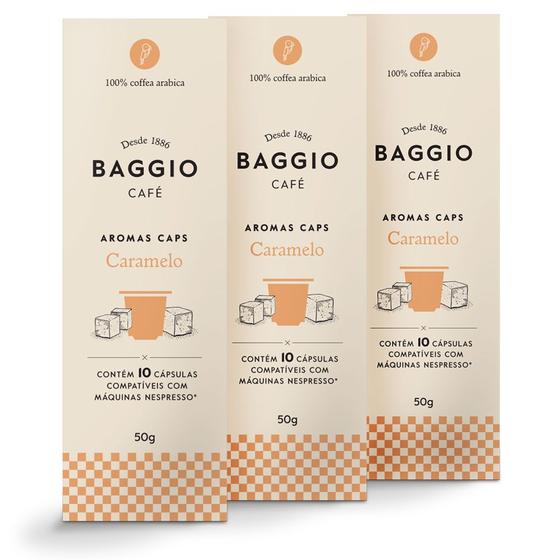 Imagem de Kit 30 Cápsulas Para Nespresso Baggio Aroma Caramelo - Cápsulas de Café Premium Compatível com Nespresso