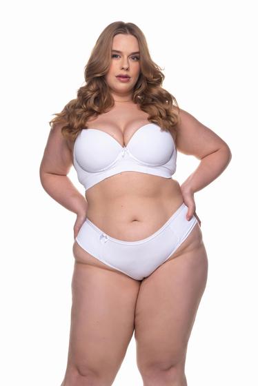 Imagem de Kit 30 Conjunto Plus Size Sutiã Reforçado Calcinha Lateral Larga Marisa Lingerie Moda Íntima Feminina Blogueira Luxo Top