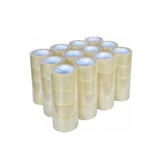 Kit 30 Fita Adesiva 48X100 Metros Transparente Embalagens Menor preço em Kit 30 Fita Adesiva 48X100 Metros Transparente Embalagens