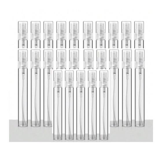 Imagem de Kit 30 Frasco Provador Perfume 10ml com Spray Transparente