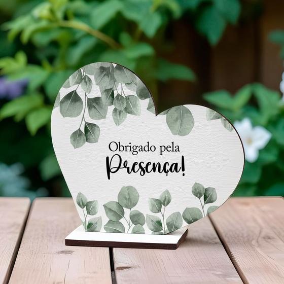 Imagem de Kit 30 Lembrancinhas Decorativo Agradecimento Casamento Aniversário MDF