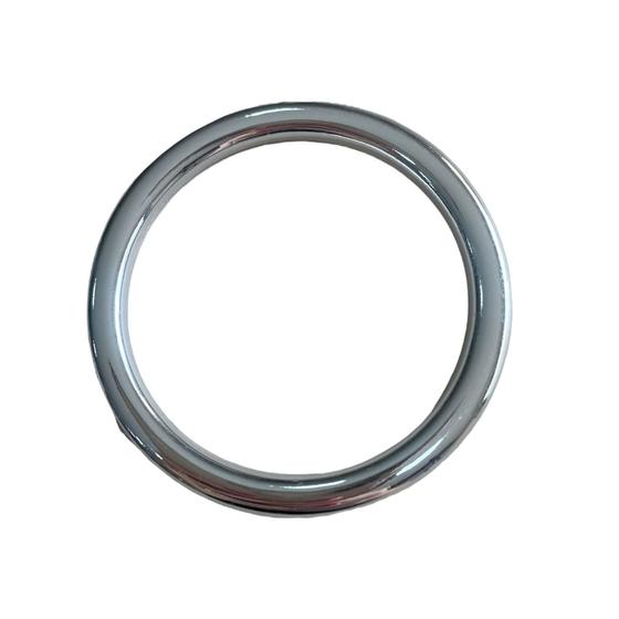 Imagem de Kit 30 Un Argola Para Cortina Varão Simples Comum Ilhós Médio Fino 19mm Instalação Cor