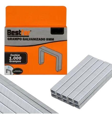 Imagem de Kit 3000 Grampos 106/6 06mm Grampeador Manual Tapeceiro 