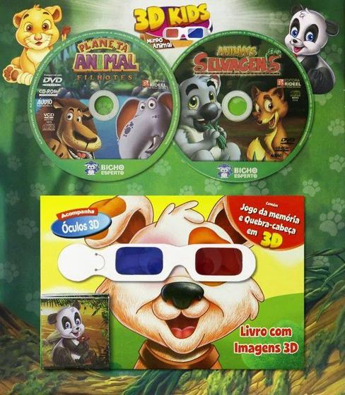 Imagem de Kit - 3D Kids - Animais