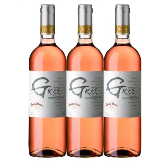 Imagem de Kit 3Und Vinho Chileno Cousino Macul Gris Rose 750Ml