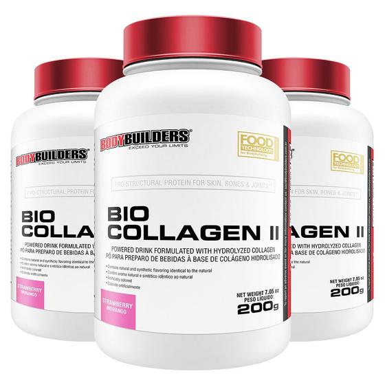 Imagem de Kit 3x Bio Colágeno 200g - Bodybuilders