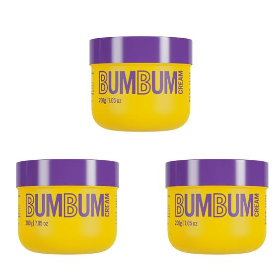 Imagem de Kit 3x Bumbum Cream 200ml - O BB Cream para o seu Bumbum - (Creme para Celulite/Creme para Estrias/Creme para Foliculite)
