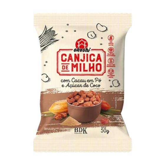 Imagem de Kit 3X: Canjica De Milho Com Cacau/Açúcar De Coco Okoshi 50G