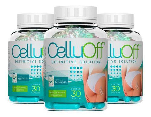 Imagem de Kit 3x Celluoff Definitive Solution Caps 3 Meses - Nutrilibrium