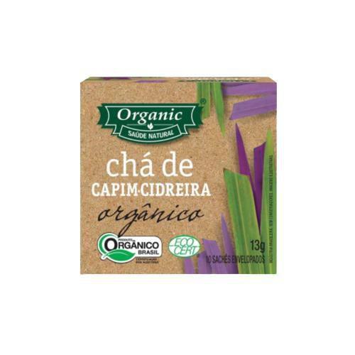 Imagem de Kit 3X: Chá Orgânico De Capim Cidreira Organic 10 Sachês