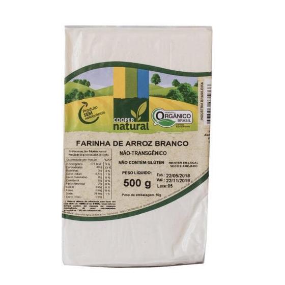 Imagem de Kit 3X: Farinha De Arroz Branco Orgânico Coopernatural 500G