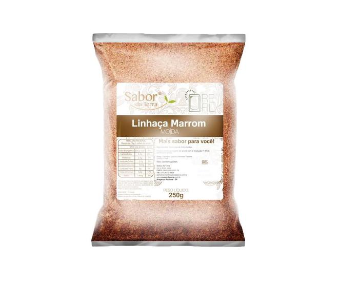 Imagem de Kit 3X: Farinha de Linhaça Marrom Sabor da Terra 250g