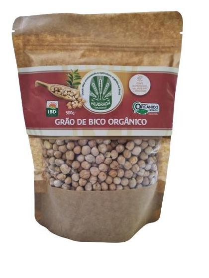 Imagem de Kit 3X: Grão de Bico Orgânico Alvorada 500g