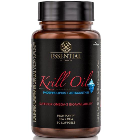 Imagem de Kit 3x Krill Oil - (60 Capsulas) - Essential Nutrition