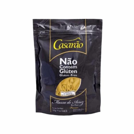 Imagem de Kit 3X: Macarrão Penne Premium Sem Glúten Casarão 200g