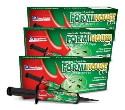 Imagem de Kit 3x Mata Formiga Formihouse Gel 10 Gr