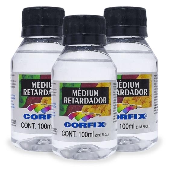 Imagem de Kit 3x Medium Retardador Decorfix 150 100ml Corfix