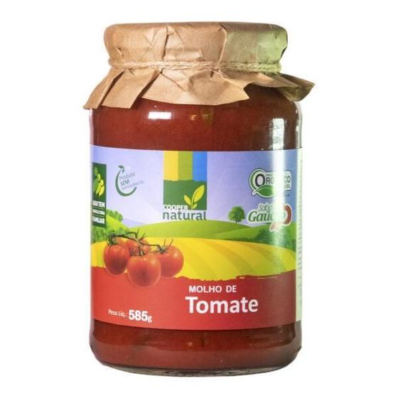 Imagem de Kit 3X: Molho De Tomate Orgânico Coopernatural 585G