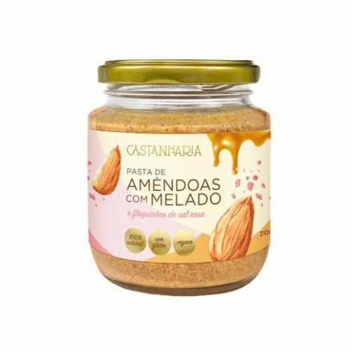 Imagem de Kit 3X: Pasta De Amêndoas Melado E Sal Rosa Castanharia 210G