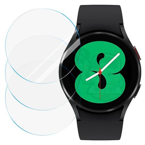 Imagem de Kit 3x Película De Vidro para Smartwatch Galaxy Watch 4 40mm