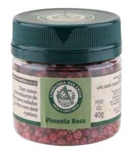 Imagem de Kit 3X: Pimenta Rosa Companhia das Ervas 40g